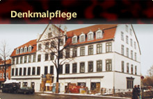 Unser Engagement in der Denkmalpflege schließt nahezu alle denkmalgeschützten, aus Holz gearbeiteten Objekte im Innen- und Außenbereich ein